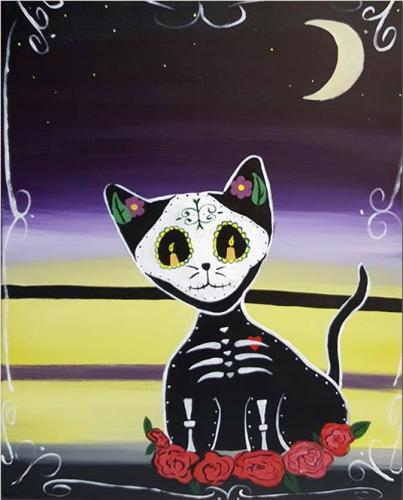skeleton cat