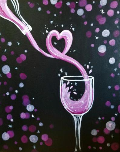 rose love wine