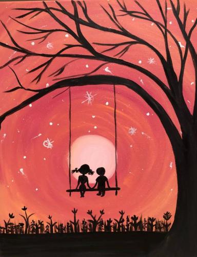 red swing